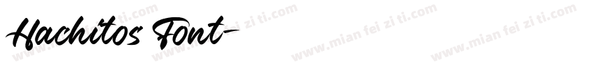 Hachitos Font字体转换